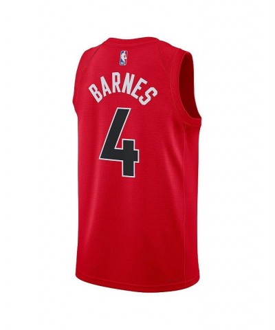 Men's and Women's Scottie Barnes Red Toronto Raptors 2022/23 Swingman Jersey - Icon Edition $45.00 Jersey