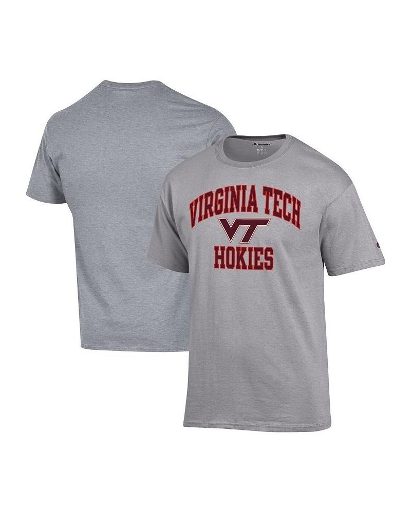 Men's Heather Gray Virginia Tech Hokies High Motor T-shirt $17.10 T-Shirts