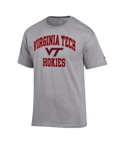 Men's Heather Gray Virginia Tech Hokies High Motor T-shirt $17.10 T-Shirts