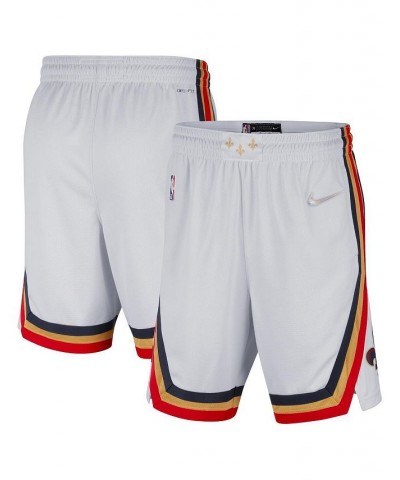 Men's White, Gold New Orleans Pelicans 2021/22 City Edition Swingman Shorts $33.88 Shorts