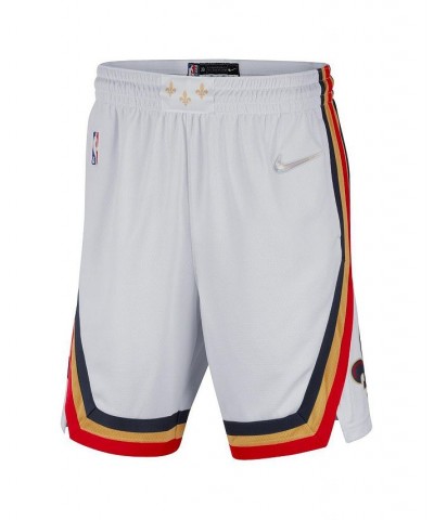 Men's White, Gold New Orleans Pelicans 2021/22 City Edition Swingman Shorts $33.88 Shorts