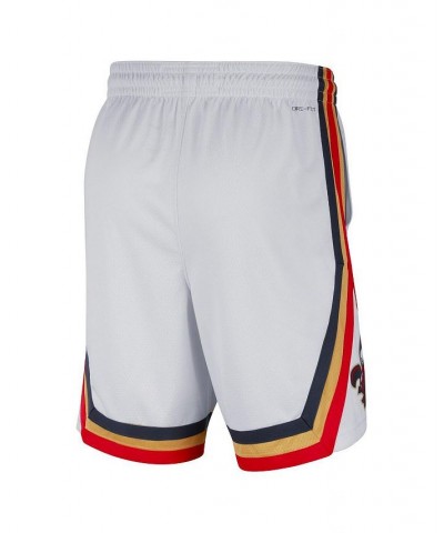 Men's White, Gold New Orleans Pelicans 2021/22 City Edition Swingman Shorts $33.88 Shorts