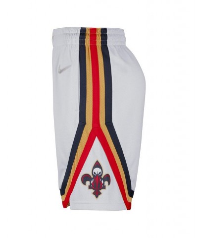 Men's White, Gold New Orleans Pelicans 2021/22 City Edition Swingman Shorts $33.88 Shorts