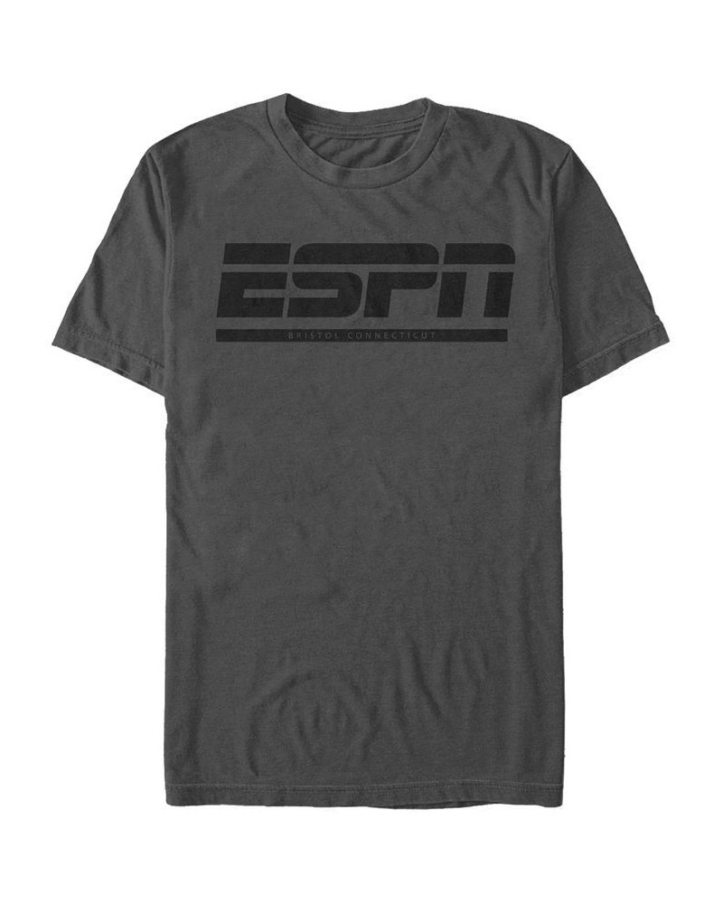 Men's ESPN Bristol Short Sleeve Crew T-shirt Gray $14.70 T-Shirts