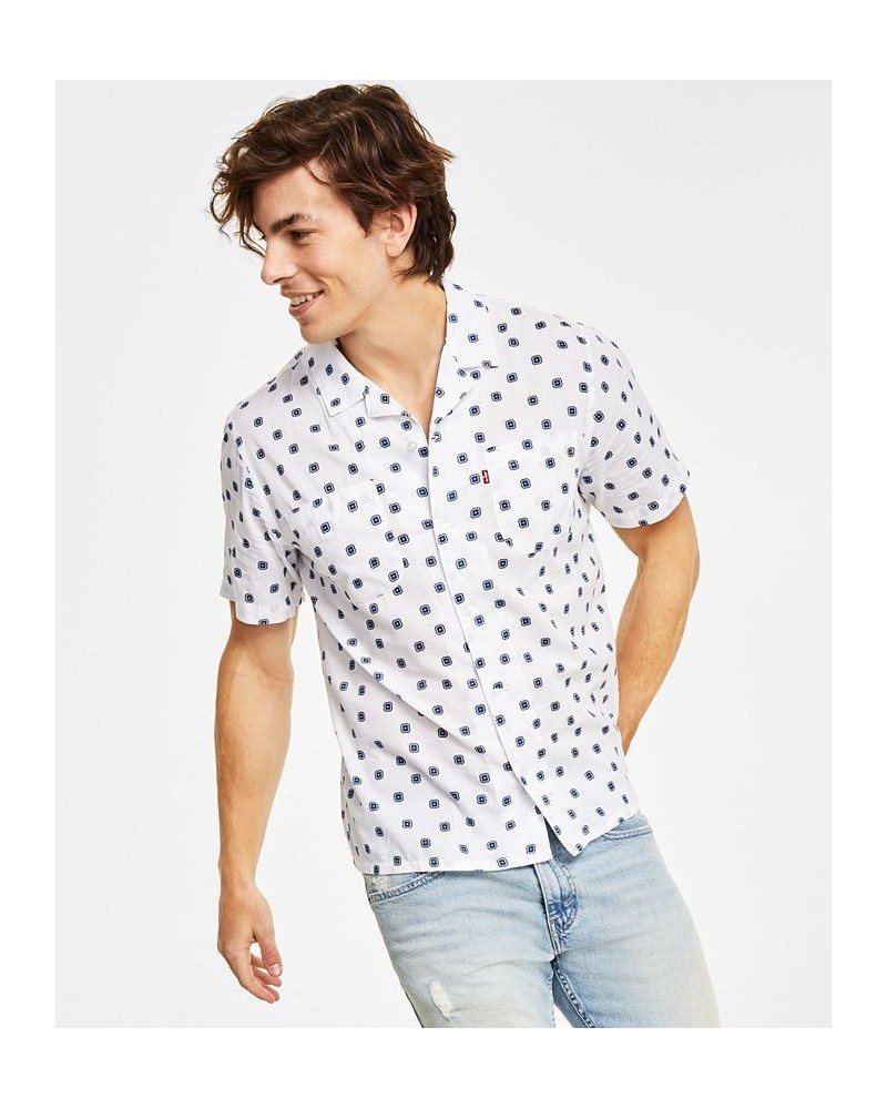 Men's Classic Camp Collar Relaxed Fit Shirt PD06 $29.69 Shirts