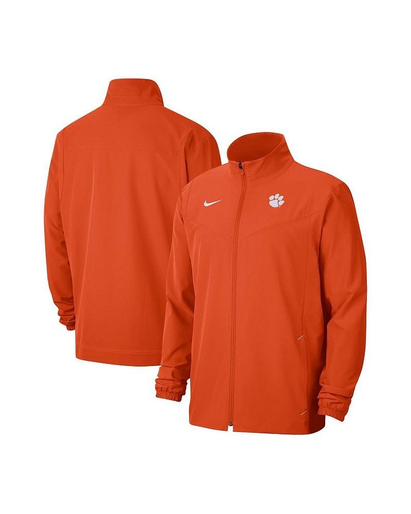 Men's Orange Clemson Tigers 2021 Sideline Full-Zip Jacket $39.26 Jackets