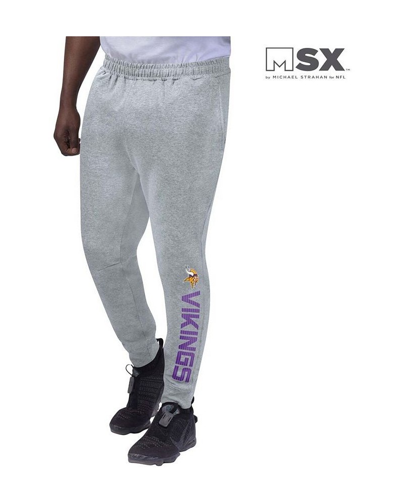 Men's Heather Gray Minnesota Vikings Jogger Pants $38.70 Pants