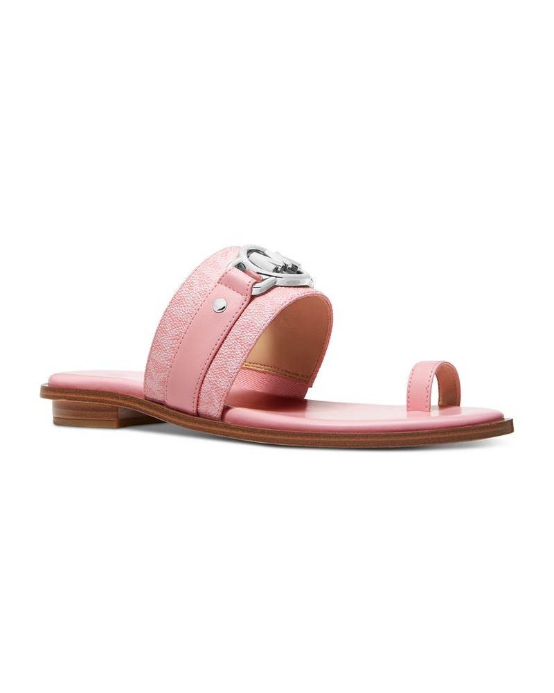 Women's Rory Flat Thong Sandals Pink $38.85 Shoes