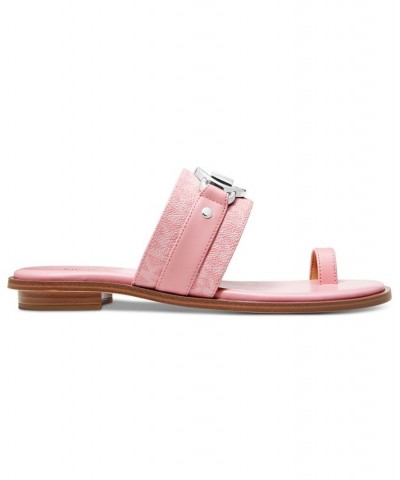 Women's Rory Flat Thong Sandals Pink $38.85 Shoes