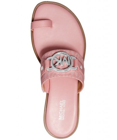 Women's Rory Flat Thong Sandals Pink $38.85 Shoes