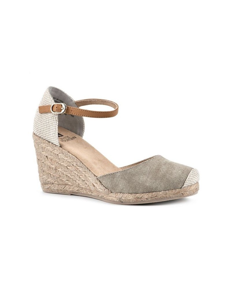 Women's Mamba Espadrille Wedges PD03 $46.28 Shoes