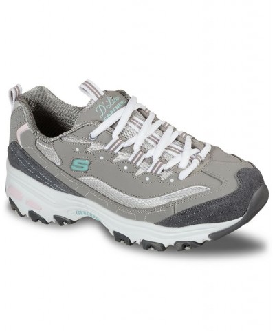 Women's D'Lites - New Journey Wide Width Walking Sneakers Gray $35.00 Shoes