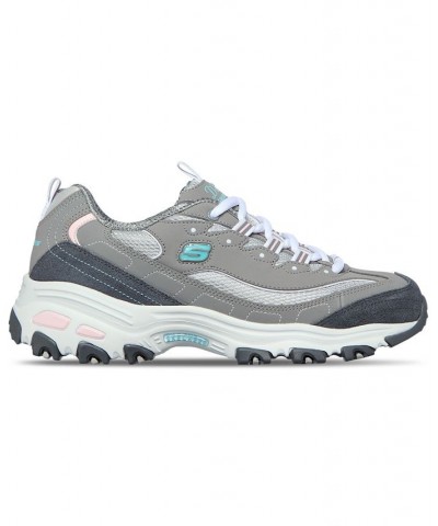 Women's D'Lites - New Journey Wide Width Walking Sneakers Gray $35.00 Shoes