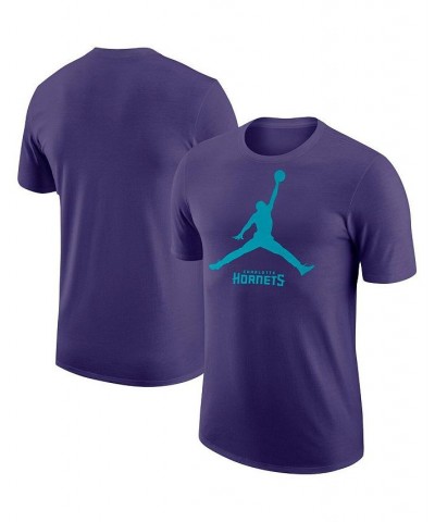 Men's Brand Purple Charlotte Hornets Essential T-shirt $21.60 T-Shirts