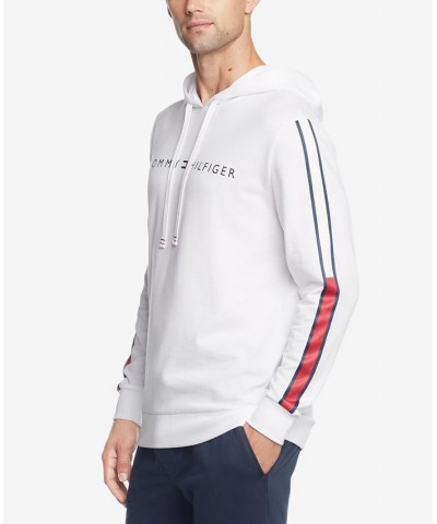 Men's Modern Essentials Colorblocked French Terry Hoodie White $19.29 Pajama