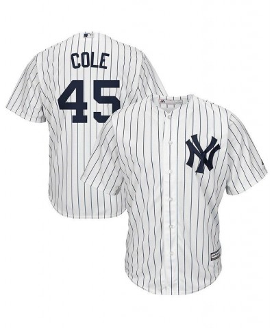 Men's Gerrit Cole White, Navy New York Yankees Big and Tall Replica Player Jersey $62.40 Jersey