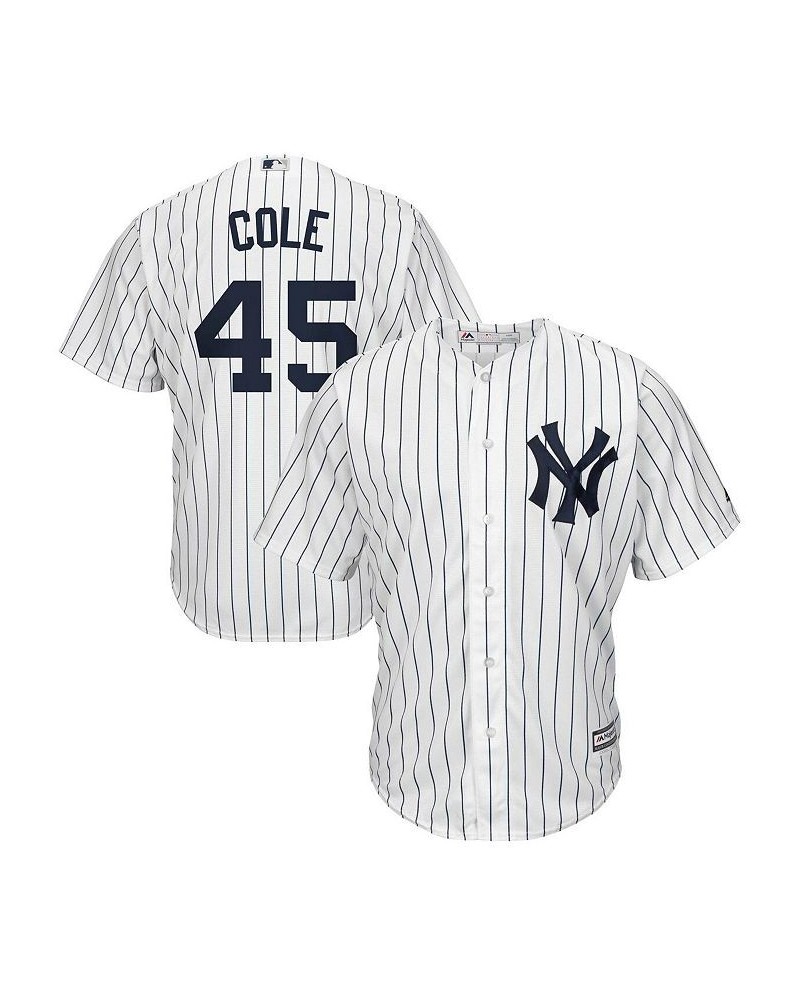 Men's Gerrit Cole White, Navy New York Yankees Big and Tall Replica Player Jersey $62.40 Jersey