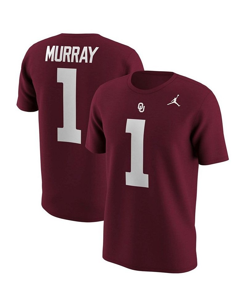 Men's Crimson Kyler Murray Oklahoma Sooners Alumni Name & Number T-shirt $17.20 T-Shirts