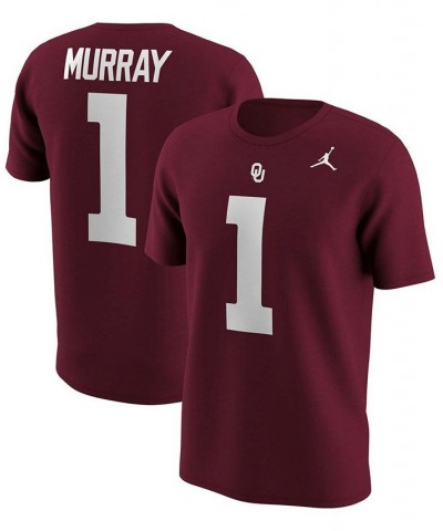 Men's Crimson Kyler Murray Oklahoma Sooners Alumni Name & Number T-shirt $17.20 T-Shirts