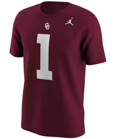 Men's Crimson Kyler Murray Oklahoma Sooners Alumni Name & Number T-shirt $17.20 T-Shirts