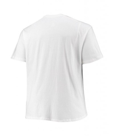 Men's Branded White Chicago Bears Big and Tall City Pride T-shirt $19.74 T-Shirts