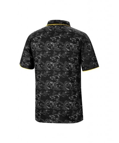 Men's Black Appalachian State Mountaineers Speedman Polo Shirt $32.99 Polo Shirts