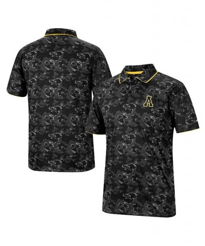 Men's Black Appalachian State Mountaineers Speedman Polo Shirt $32.99 Polo Shirts