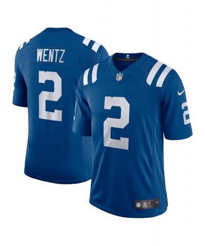 Men's Carson Wentz Royal Indianapolis Colts Vapor Limited Jersey $48.00 Jersey