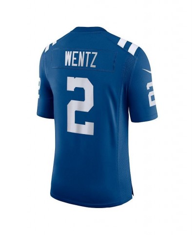 Men's Carson Wentz Royal Indianapolis Colts Vapor Limited Jersey $48.00 Jersey