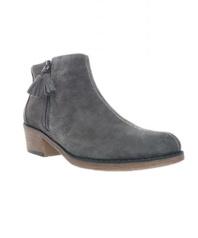 Women's Rebel Ankle Boots Gray $50.58 Shoes