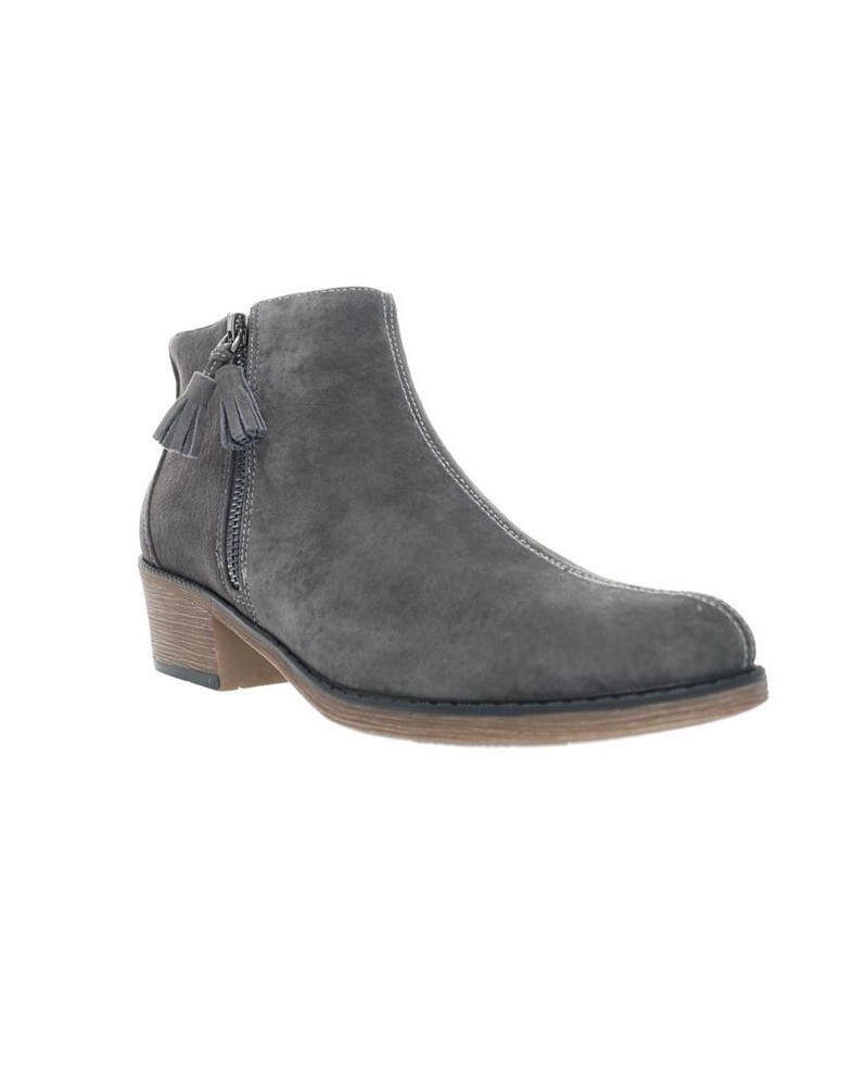 Women's Rebel Ankle Boots Gray $50.58 Shoes