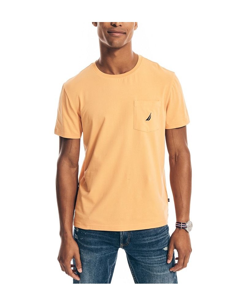 Men's Classic-Fit Solid Crew Neck Pocket T-Shirt PD10 $14.96 T-Shirts