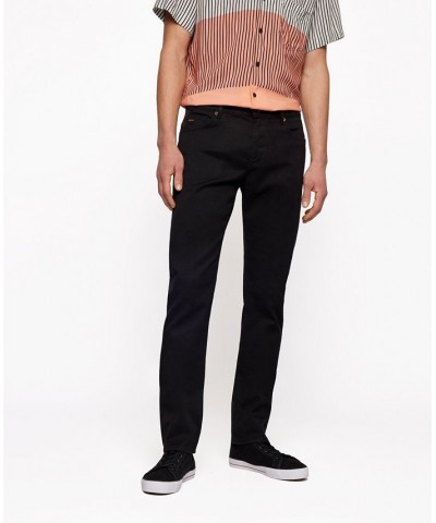 BOSS Men's Slim-Fit Jeans Black $71.10 Jeans