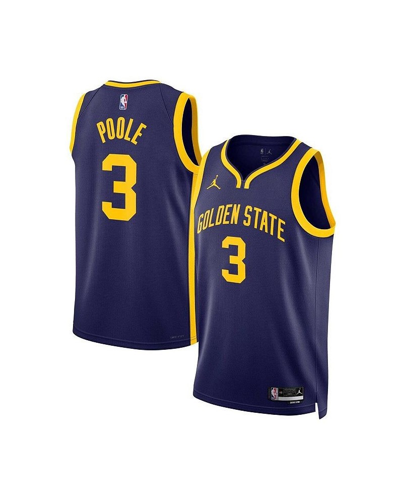 Men's Brand Jordan Poole Navy Golden State Warriors 2022/23 Statement Edition Swingman Jersey $50.70 Jersey