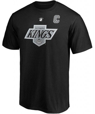 Men's Luc Robitaille Black Los Angeles Kings Authentic Stack Retired Player Name and Number T-shirt $15.98 T-Shirts