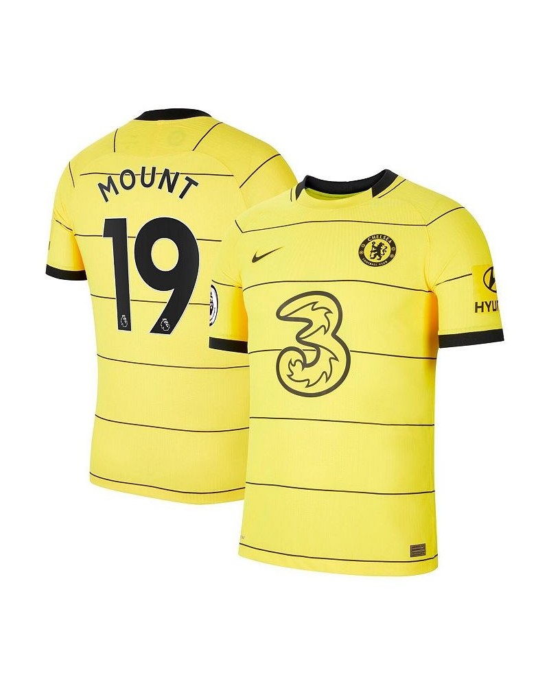 Men's Mason Mount Yellow Chelsea 2021/22 Away Vapor Match Player Jersey $68.80 Jersey