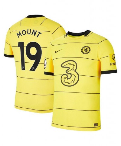 Men's Mason Mount Yellow Chelsea 2021/22 Away Vapor Match Player Jersey $68.80 Jersey