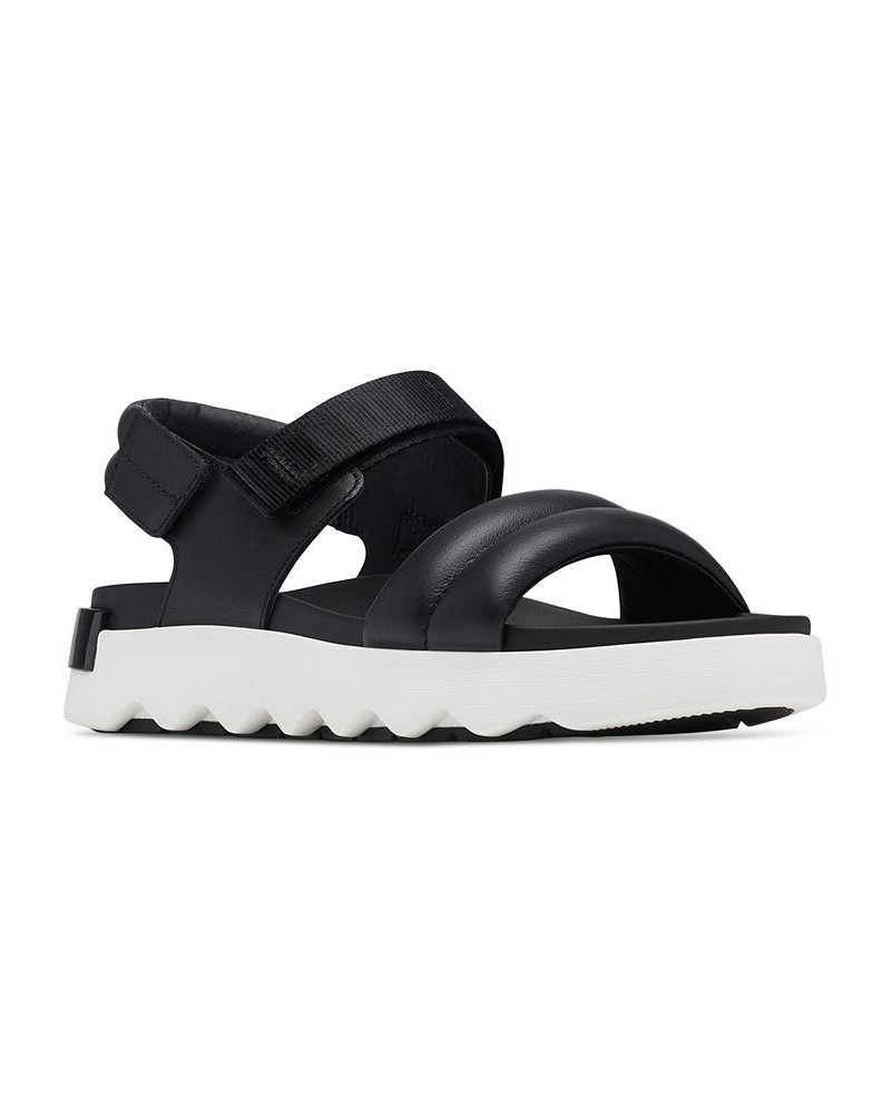 Women's Viibe Ankle-Strap Slingback Sport Sandals Black $52.65 Shoes