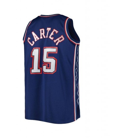 Men's Vince Carter Navy New Jersey Nets Big and Tall Hardwood Classics 2006-07 Swingman Jersey $52.50 Jersey