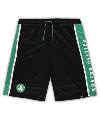 Men's Branded Black Boston Celtics Big and Tall Referee Iconic Mesh Shorts $27.60 Shorts