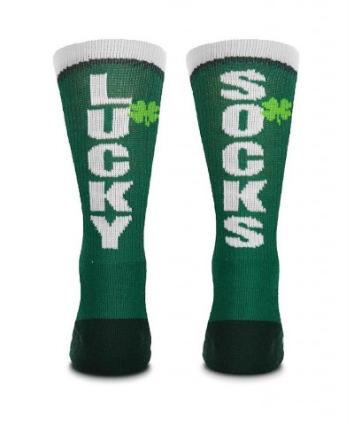 Men's Arizona State Sun Devils Four Leaf St. Patrick's Day V-Curve Crew Socks $12.87 Socks