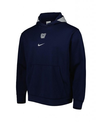 Men's Navy Butler Bulldogs Spotlight Performance Pullover Hoodie $34.85 Sweatshirt