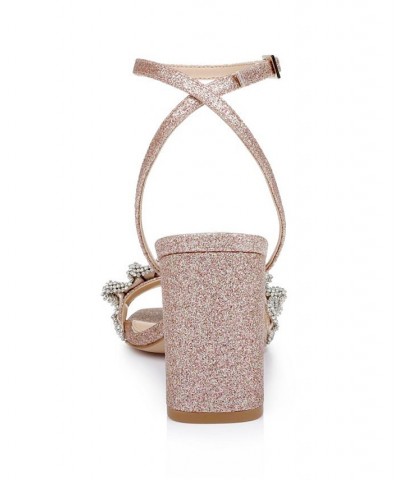 Women's Rita Evening Sandal Pink $64.07 Shoes