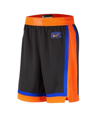 Men's Black New York Knicks 2022/23 City Edition Swingman Shorts $33.11 Shorts