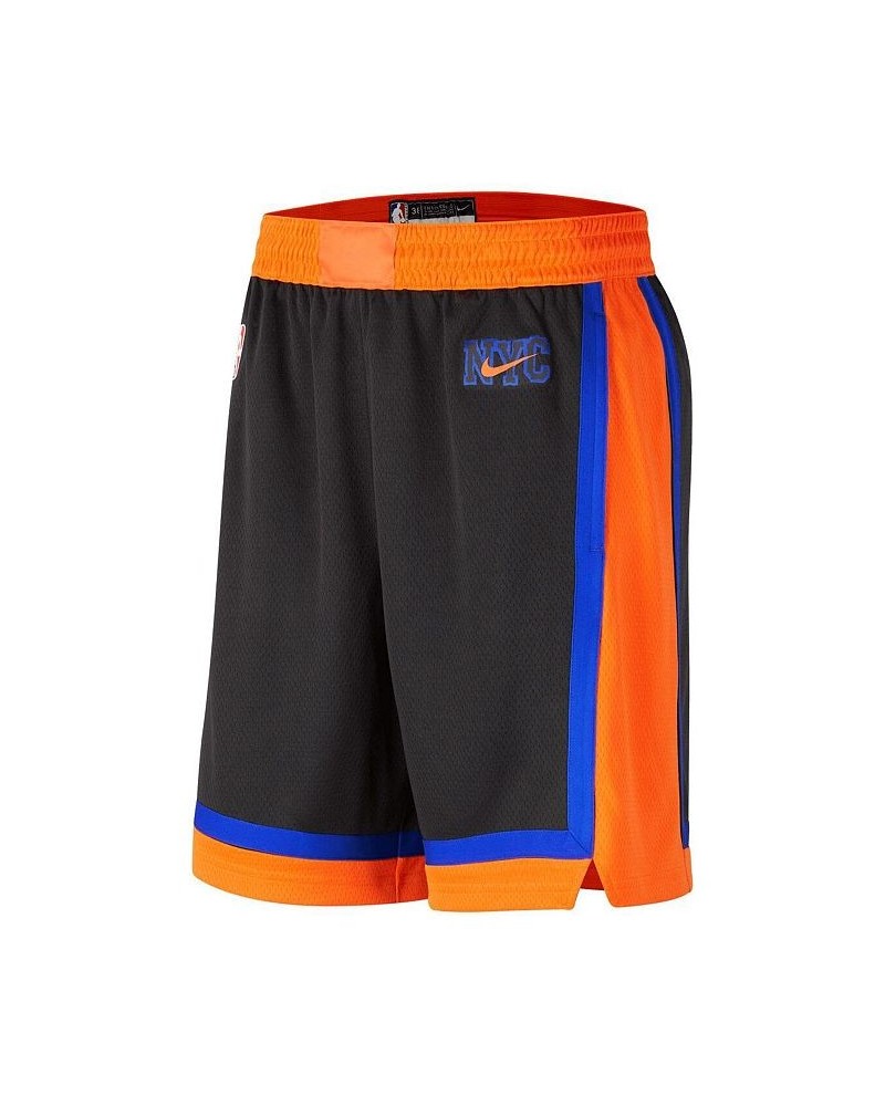 Men's Black New York Knicks 2022/23 City Edition Swingman Shorts $33.11 Shorts