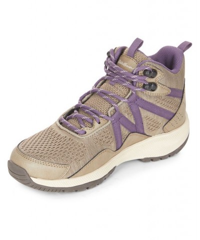 Women's Klamath Hiking Boots Brown $50.39 Shoes