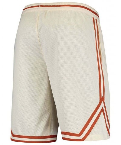 Men's Cream Texas Longhorns Retro Replica Performance Basketball Shorts $36.00 Shorts