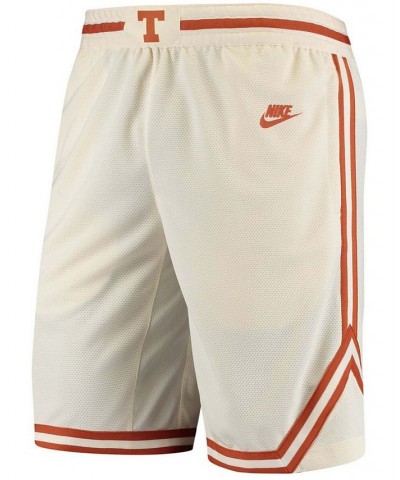 Men's Cream Texas Longhorns Retro Replica Performance Basketball Shorts $36.00 Shorts