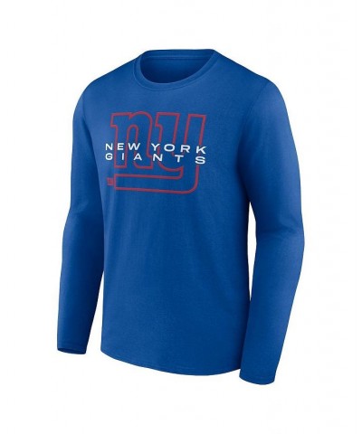 Men's Branded Royal New York Giants Advance to Victory Long Sleeve T-shirt $26.99 T-Shirts