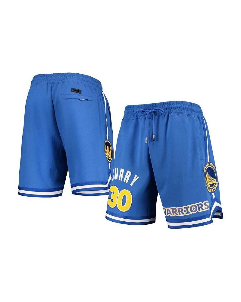 Men's Stephen Curry Royal Golden State Warriors Team Player Shorts $47.83 Shorts